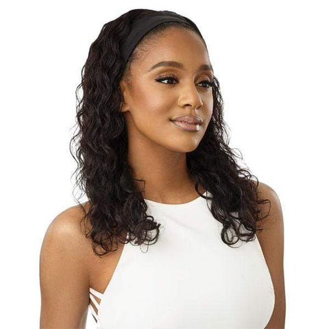 Outre 100% Human Hair Headband Wig - NATURAL WAVE 18" - SoGoodBB.com