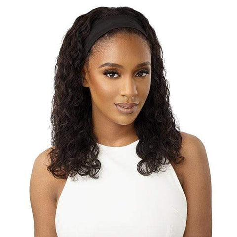 Outre 100% Human Hair Headband Wig - NATURAL WAVE 18" - SoGoodBB.com