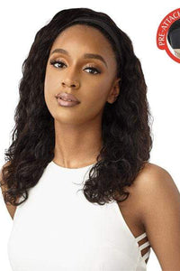 Outre 100% Human Hair Headband Wig - NATURAL WAVE 18" - SoGoodBB.com