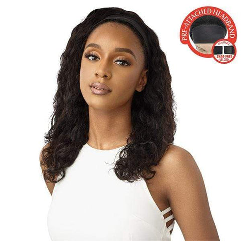 Outre 100% Human Hair Headband Wig - NATURAL WAVE 18" - SoGoodBB.com