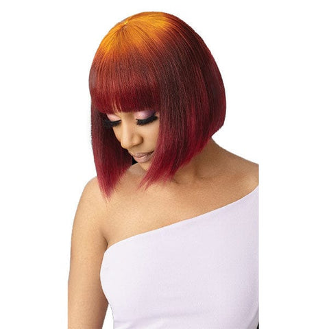 Outre 100% Human Hair MyTresses Purple Label Color More Full Wig - BLONDE BOB 10" - SoGoodBB.com