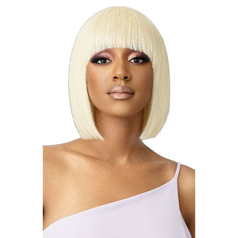Outre 100% Human Hair MyTresses Purple Label Color More Full Wig - BLONDE BOB 10" - SoGoodBB.com