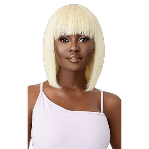 Outre 100% Human Hair MyTresses Purple Label Color More Full Wig - BLONDE BOB 12" - SoGoodBB.com