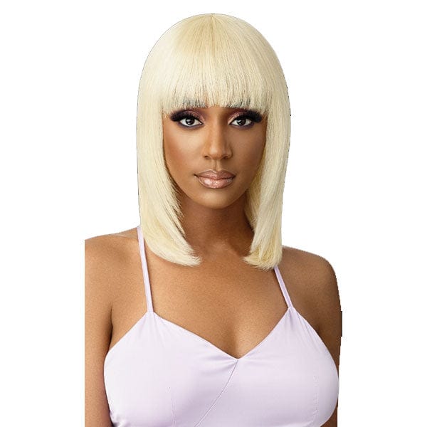 Outre 100% Human Hair MyTresses Purple Label Color More Full Wig - BLONDE BOB 14" - SoGoodBB.com