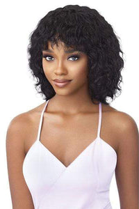 Outre 100% Human Hair MyTresses Purple Label Full Wig WET & WAVY - NATURAL CURLY BOB - SoGoodBB.com