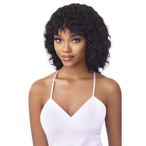Outre 100% Human Hair MyTresses Purple Label Full Wig WET & WAVY - NATURAL CURLY BOB - SoGoodBB.com
