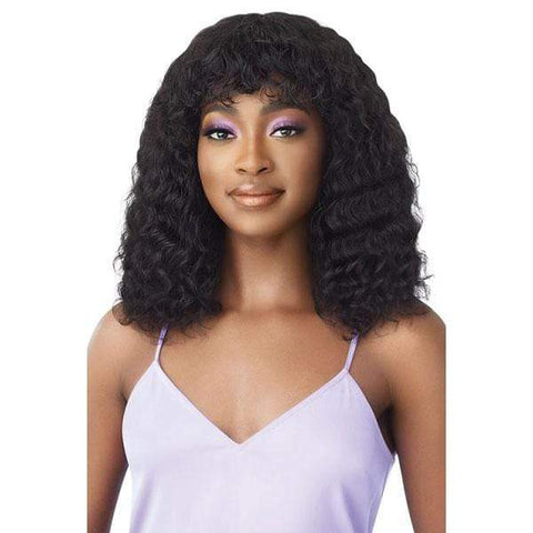 Outre 100% Human Hair MyTresses Purple Label Full Wig WET & WAVY - NATURAL DEEP 18" - SoGoodBB.com