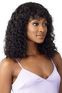 Outre 100% Human Hair MyTresses Purple Label Full Wig WET & WAVY - NATURAL DEEP 18" - SoGoodBB.com