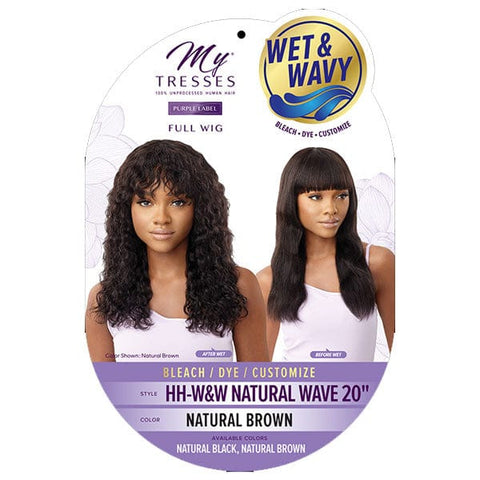 Outre 100% Human Hair MyTresses Purple Label Full Wig WET & WAVY - NATURAL WAVE 20" - SoGoodBB.com