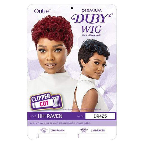 Outre 100% Human Hair Premium Duby Wig - RAVEN - SoGoodBB.com