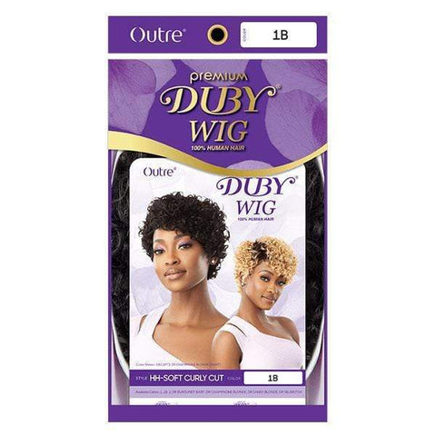 Outre 100% Human Hair Premium Duby Wig - SOFT CURLY CUT - SoGoodBB.com
