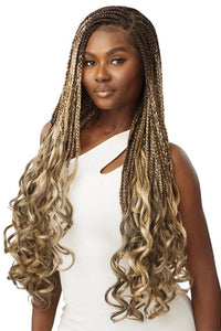 Outre 13x4 HD Pre-Braided Lace Front Wig - FRENCH CURL BOX BRAIDS 32" - SoGoodBB.com