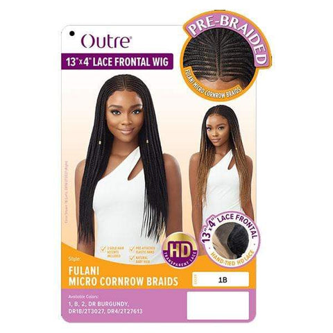 Outre 13x4 HD Pre-Braided Lace Front Wig - FULANI MICRO CORNROW BRAIDS - SoGoodBB.com