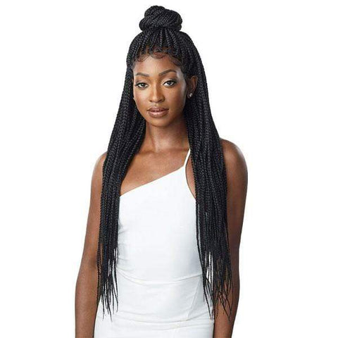 Outre 13x4 HD Pre-Braided Lace Front Wig - KNOTLESS SQUARE PART BRAIDS - SoGoodBB.com