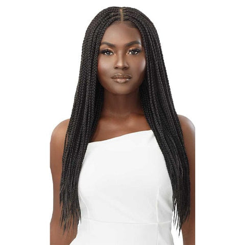Outre 13x4 HD Pre-Braided Lace Front Wig - KNOTLESS SQUARE PART BRAIDS 26" - SoGoodBB.com