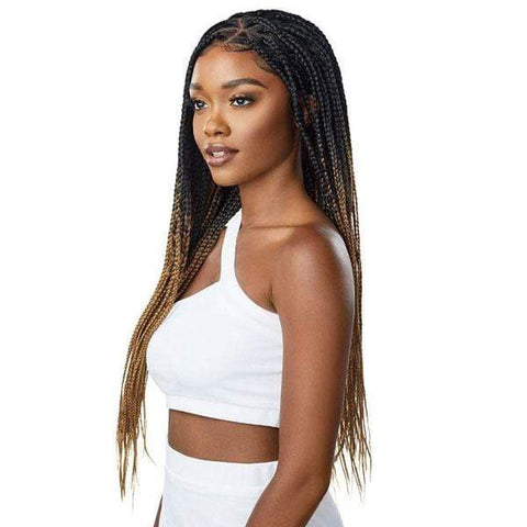 Outre 13x4 HD Pre-Braided Lace Front Wig - KNOTLESS TRIANGLE PART BRAIDS - SoGoodBB.com