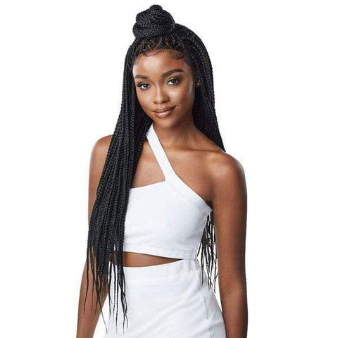 Outre 13x4 HD Pre-Braided Lace Front Wig - KNOTLESS TRIANGLE PART BRAIDS - SoGoodBB.com