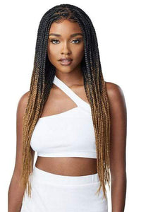 Outre 13x4 HD Pre-Braided Lace Front Wig - KNOTLESS TRIANGLE PART BRAIDS - SoGoodBB.com
