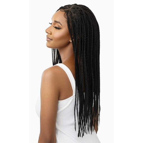 Outre 13x4 HD Pre-Braided Lace Front Wig - KNOTLESS TRIANGLE PART BRAIDS 26" - SoGoodBB.com