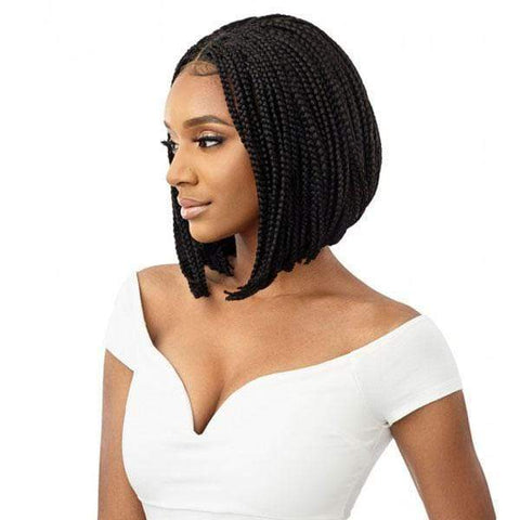 Outre 4x4 HD Pre-Braided Lace Front Wig - BOX BRAID BOB 12" - SoGoodBB.com