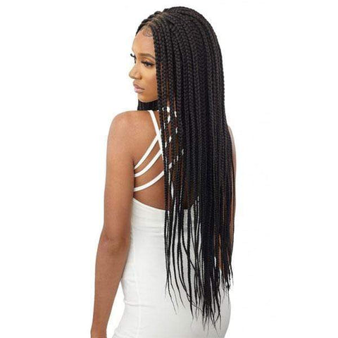 Outre 4x4 HD Pre-Braided Lace Front Wig - MIDDLE PART FEED-IN BOX BRAIDS 36" - SoGoodBB.com