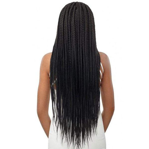 Outre 4x4 HD Pre-Braided Lace Front Wig - MIDDLE PART FEED-IN BOX BRAIDS 36" - SoGoodBB.com