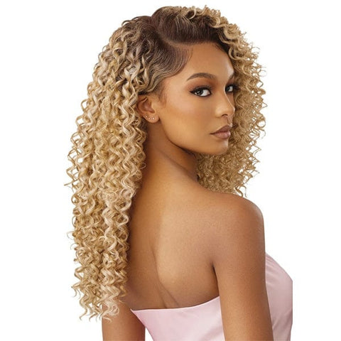 Outre Airtied Human Hair Blend Glueless 13X6 HD Lace Front Wig - HHB DOMINICAN CURLY 22" - SoGoodBB.com