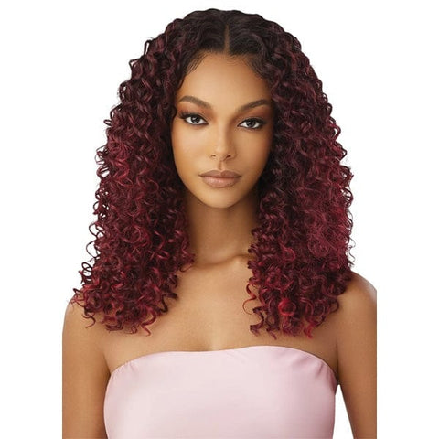 Outre Airtied Human Hair Blend Glueless 13X6 HD Lace Front Wig - HHB DOMINICAN CURLY 22" - SoGoodBB.com