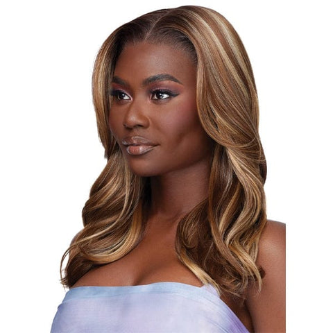 Outre Airtied Human Hair Blend Glueless 13X6 HD Lace Front Wig - HHB LOOSE BODY WAVE 18" - SoGoodBB.com