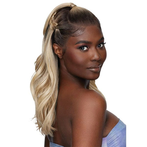 Outre Airtied Human Hair Blend Glueless 13X6 HD Lace Front Wig - HHB LOOSE BODY WAVE 18" - SoGoodBB.com