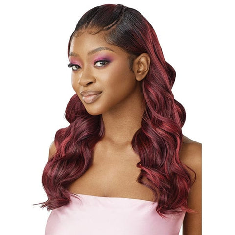 Outre Airtied Human Hair Blend Glueless 13X6 HD Lace Front Wig - HHB NATURAL BODY WAVE 22" - SoGoodBB.com