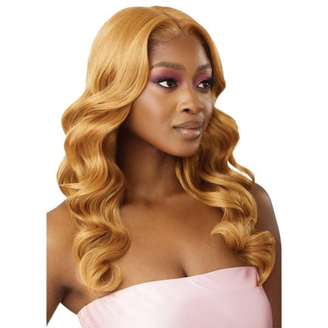 Outre Airtied Human Hair Blend Glueless 13X6 HD Lace Front Wig - HHB NATURAL BODY WAVE 22" - SoGoodBB.com