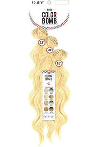 Outre Batik Colorbomb Blonde Collection Weaves - NATURAL BODY WAVE 3PCS - SoGoodBB.com