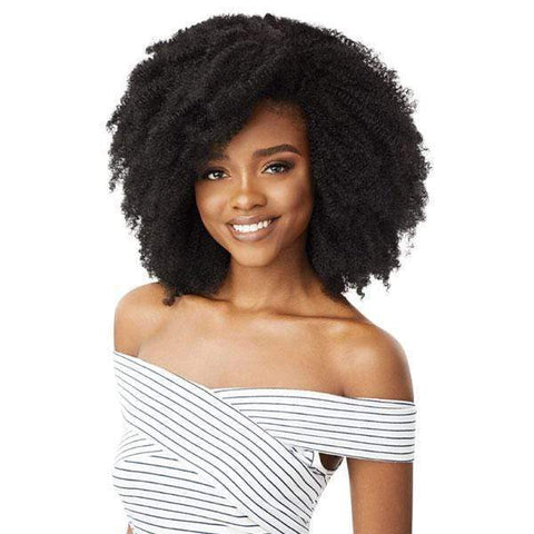 Outre Big Beautiful Hair HH Blend Clip In 9 Pcs - 4C CORKSCREW AFRO - SoGoodBB.com
