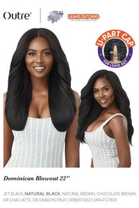 Outre Big Beautiful HH Blend Leave Out U Part Wig - DOMINICAN BLOWOUT 22" - SoGoodBB.com
