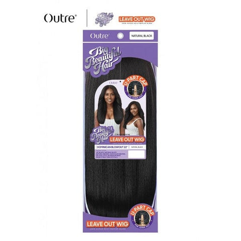 Outre Big Beautiful HH Blend Leave Out U Part Wig - DOMINICAN BLOWOUT 22" - SoGoodBB.com