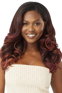 Outre Big Beautiful HH Blend Leave Out U Part Wig - DOMINICAN BODY CURL 20" - SoGoodBB.com