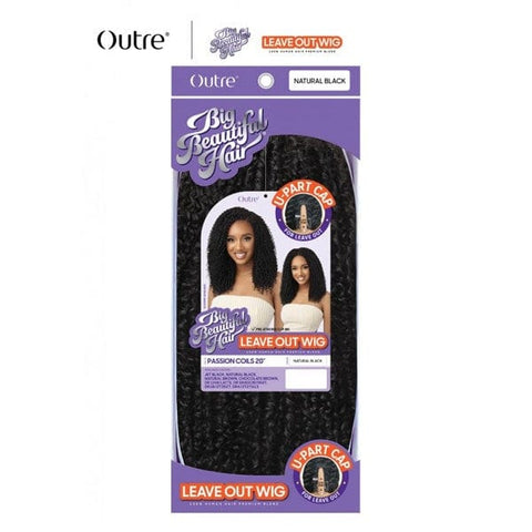 Outre Big Beautiful HH Blend Leave Out U Part Wig - PASSION COILS 20" - SoGoodBB.com