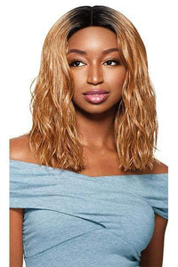 Outre Blunt Cut Curly Swiss Lace I-Part Lace Front Wig - AMIRA - SoGoodBB.com