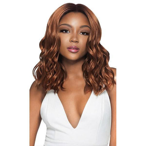 Outre Blunt Cut Curly Swiss Lace I-Part Lace Front Wig - AUBREE - (C) - SoGoodBB.com
