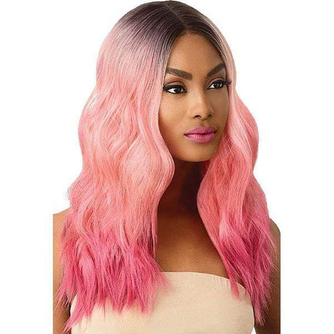 Outre Color Bomb Synthetic Swiss Lace Front Wig - CELESTE - Clearance - SoGoodBB.com