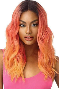 Outre Color Bomb Synthetic Swiss Lace Front Wig - CELESTE - Clearance - SoGoodBB.com