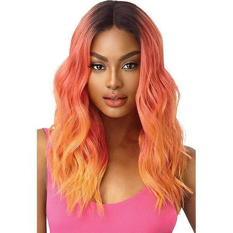 Outre Color Bomb Synthetic Swiss Lace Front Wig - CELESTE - Clearance - SoGoodBB.com