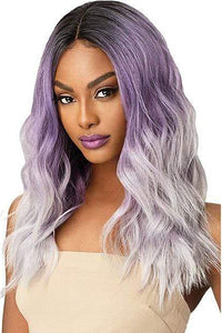 Outre Color Bomb Synthetic Swiss Lace Front Wig - CELESTE - Clearance - SoGoodBB.com