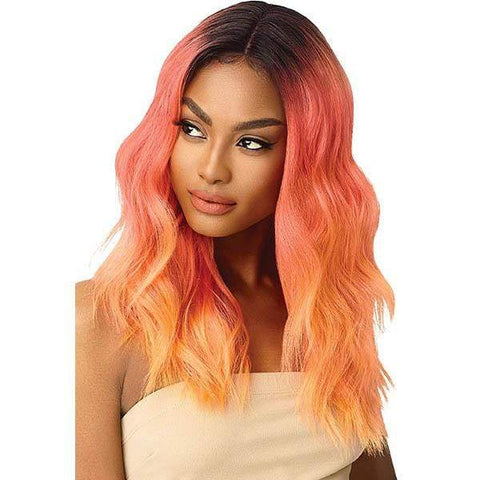 Outre Color Bomb Synthetic Swiss Lace Front Wig - CELESTE - Clearance - SoGoodBB.com