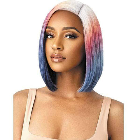 Outre Color Bomb Synthetic Swiss Lace Front Wig - KIELY - Unbeatable - SoGoodBB.com