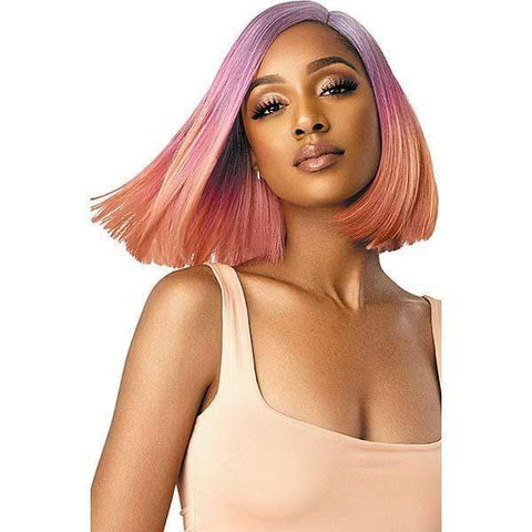 Outre Color Bomb Synthetic Swiss Lace Front Wig - KIELY - Unbeatable - SoGoodBB.com