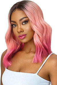 Outre Color Bomb Synthetic Swiss Lace Front Wig - NAHLA - Clearance - SoGoodBB.com