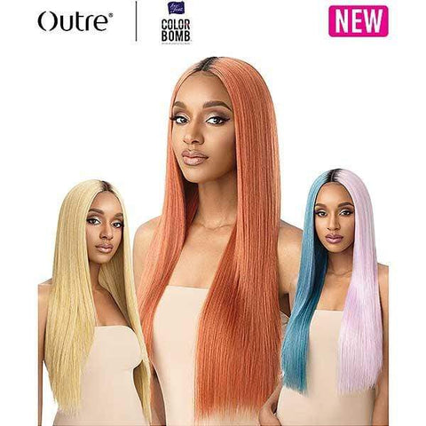 Outre Color Bomb Synthetic Swiss Lace Front Wig - SEDIYAH - SoGoodBB.com