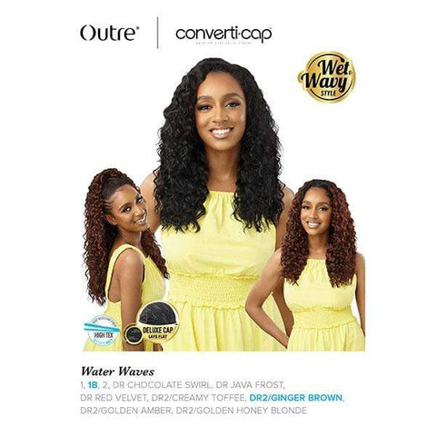 Outre Converti Cap Wet & Wavy Synthetic Hair Wig - WATER WAVES - SoGoodBB.com